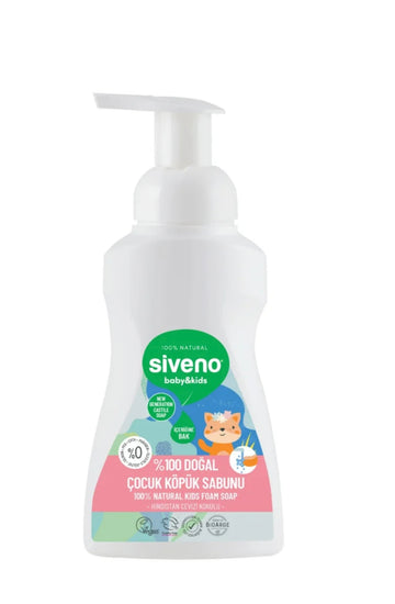 %100 Doğal Çocuk Köpük Sabunu Vegan 250ml