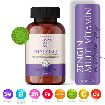 ERBATAB Thyrobex Multivitamin ve Mineral 60 Kapsül Multivitamin ve Mineral
