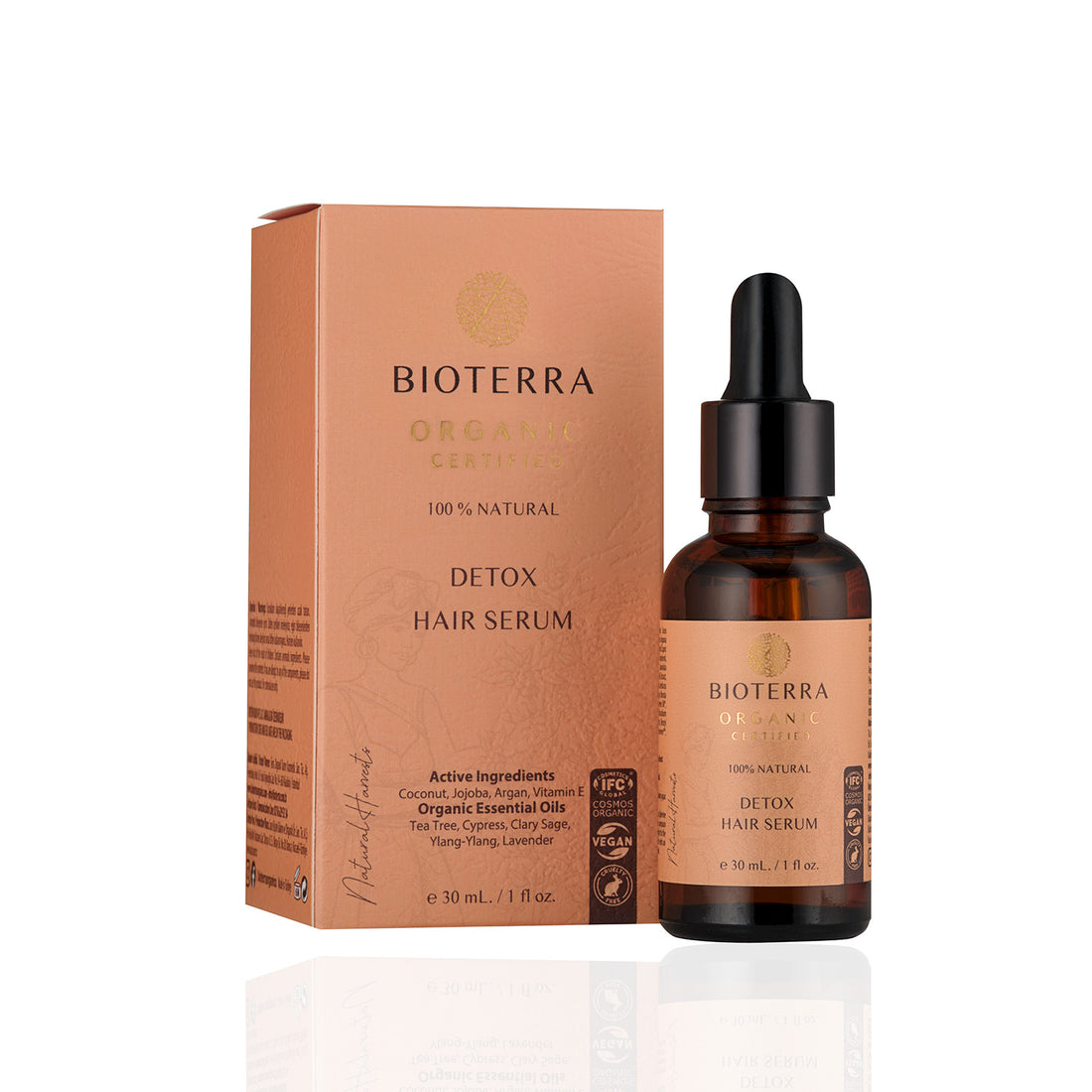 1+1 Bioterra Organik Detoks Saç Serumu 30 ml