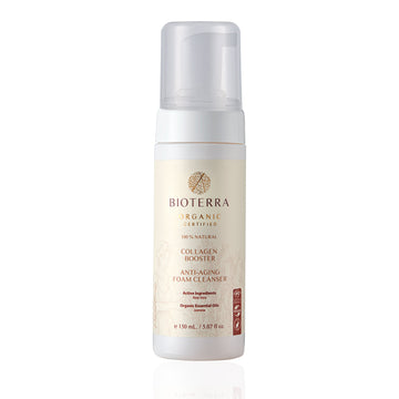 1+1 Bioterra Organik Kolajen Destekleyici Anti Aging Temizleme Köpük 150 ml