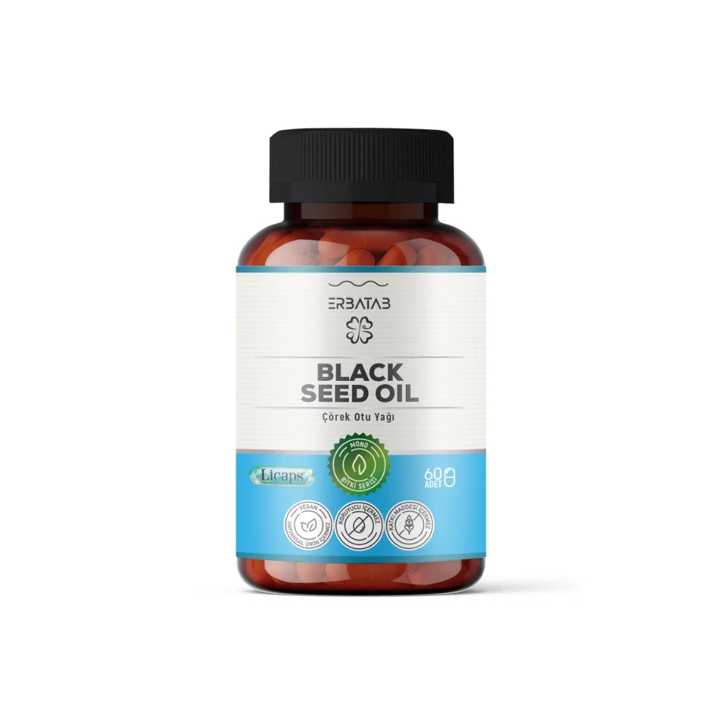 ERBATAB Black Seed Oıl – Çörek Otu Yağı İçeren Takviye Edici Gıda