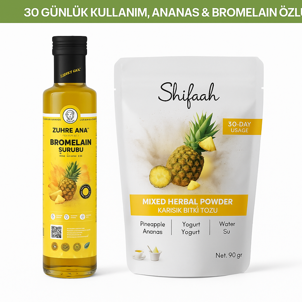 Shifaah Form Tozu – Ananas Özlü Bitkisel Karışım