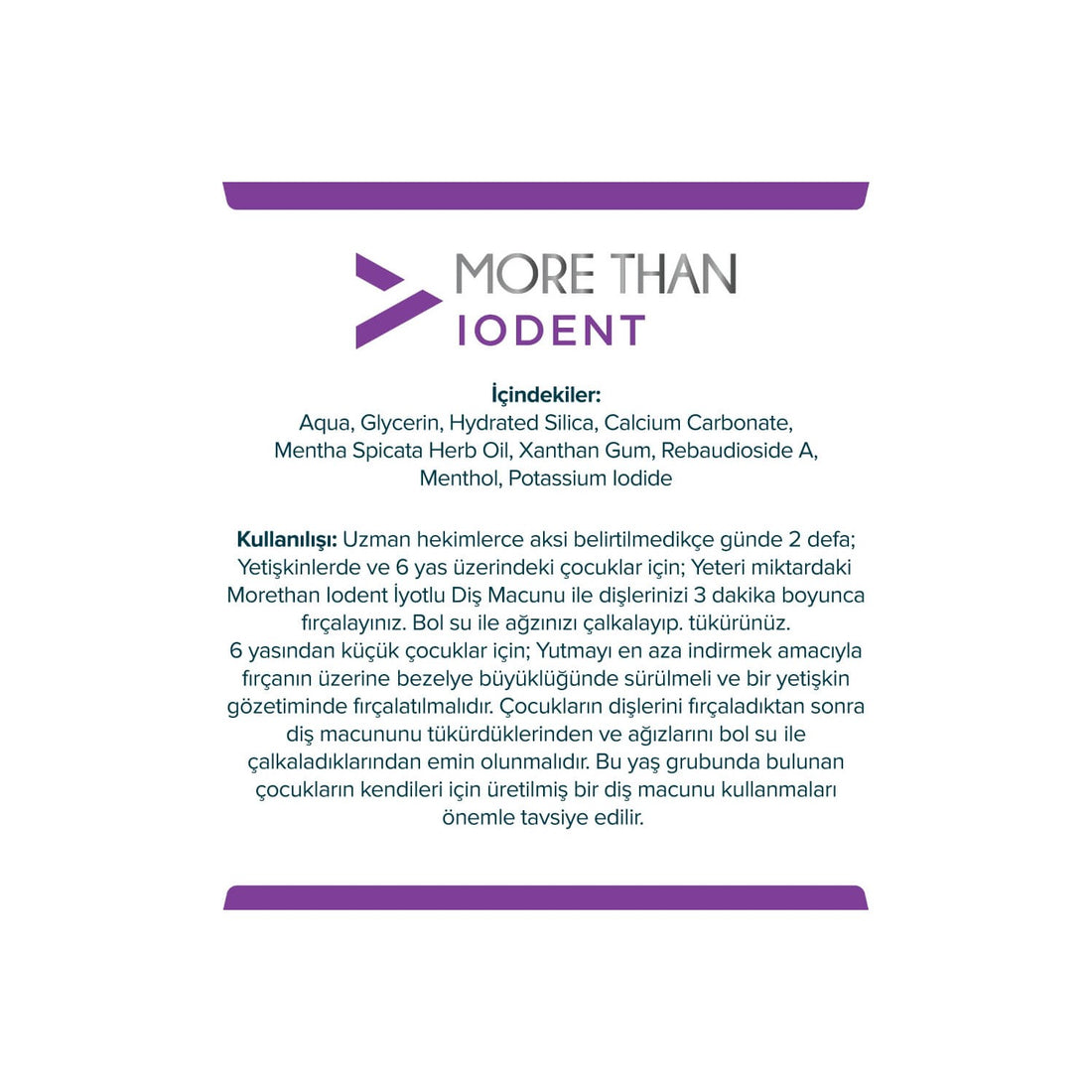 İyotlu Diş Macunu (Iodent Thoothpaste)
