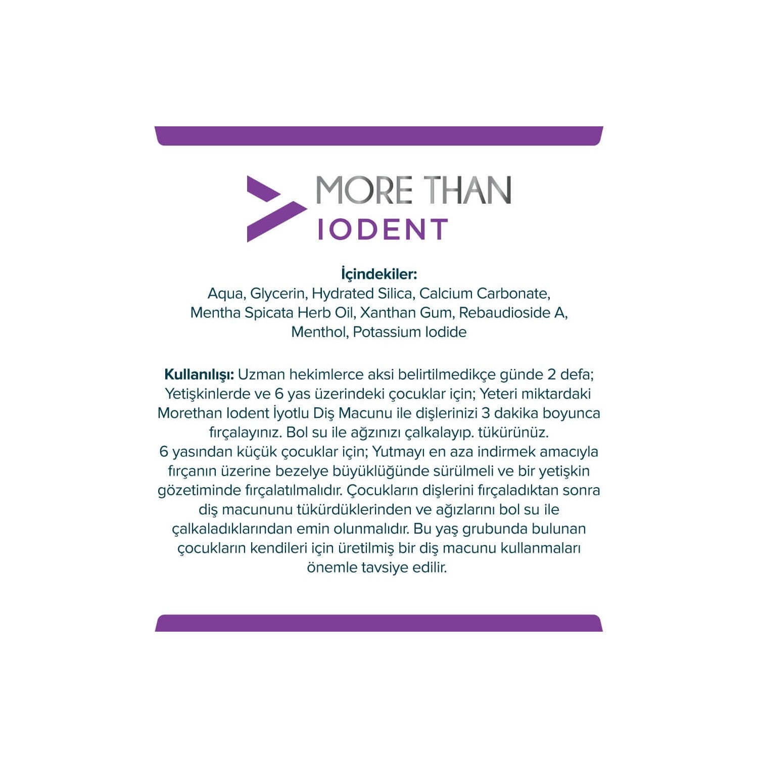 İyotlu Diş Macunu (Iodent Thoothpaste)