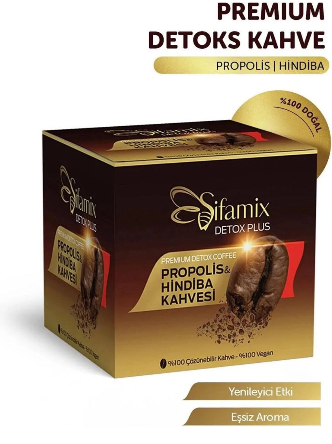 Şifamix Detox Plus Propolis & Hindiba Kahvesi - 100% Çözünebilir & Vegan