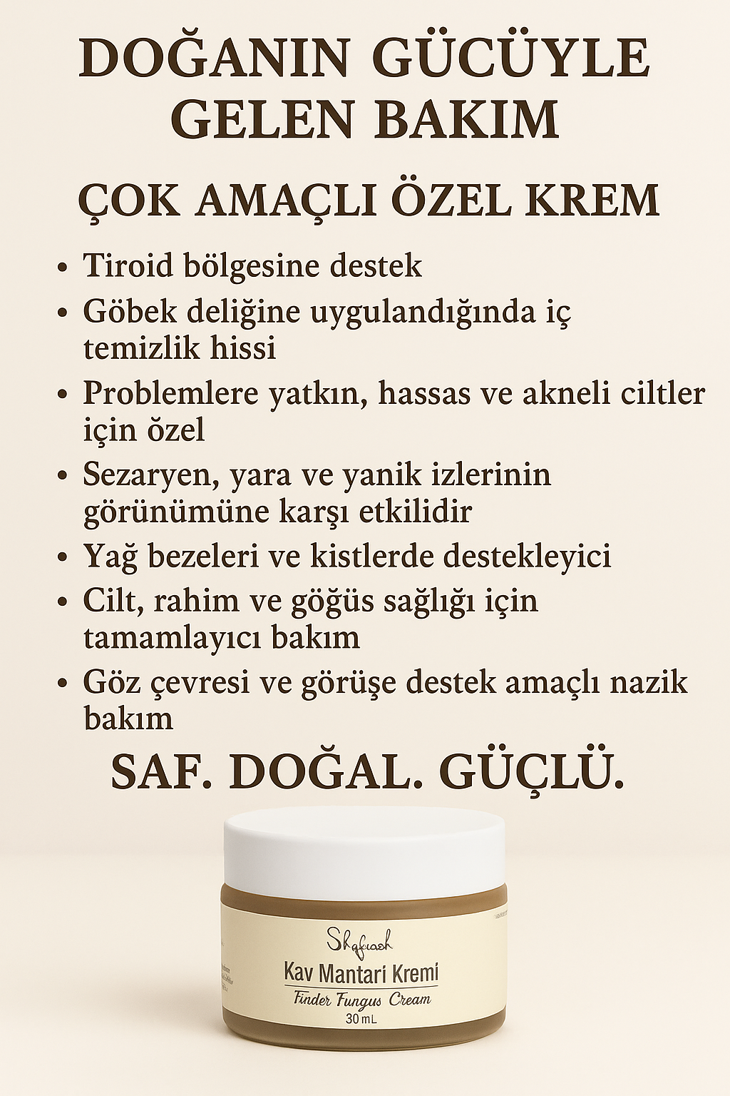 Kav Mantarı Kremi