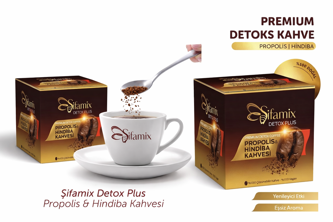 Şifamix Propolis ve Hindiba Kahvesi – Vegan Çözünebilir Kahve