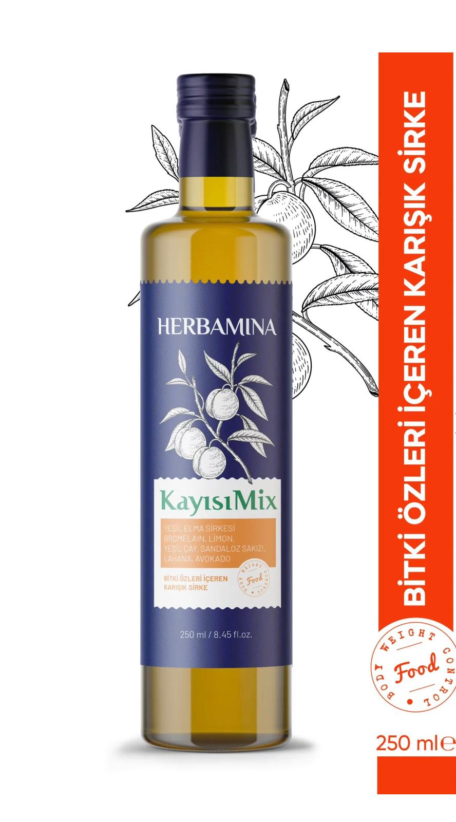 HERBAMİNA
Kayısı Mix Sirke 250ml