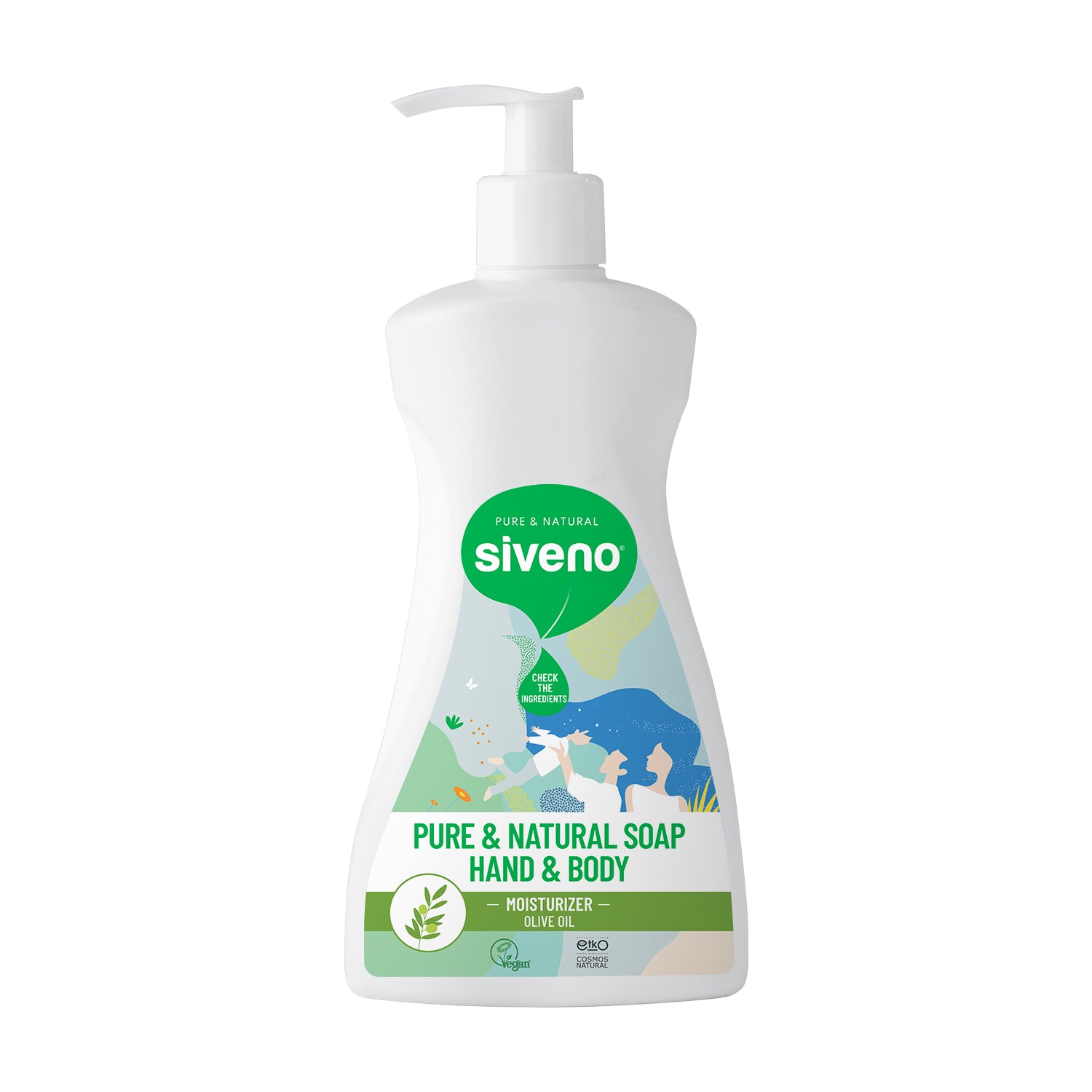 Zeytinyağlı Doğal Sıvı Sabun El ve Vücut İçinv300 ml