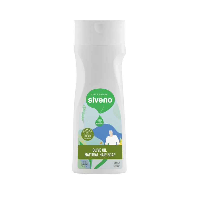 Siveno Zeytinyağlı Doğal Saç Sabunu Erkekler İçin 300 ml