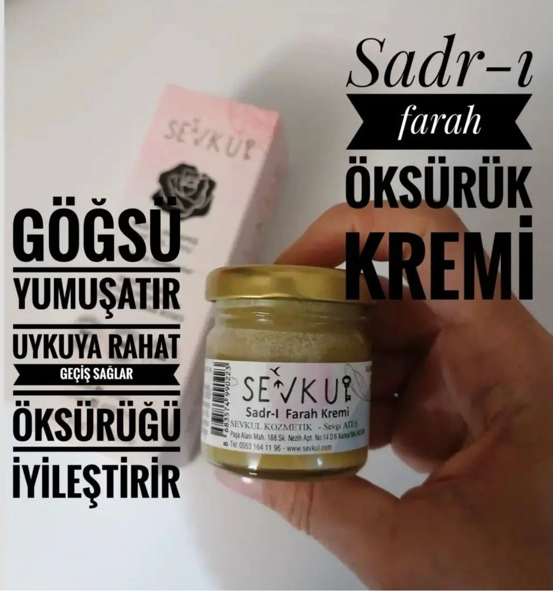 Öksürük kremi sadri ferah