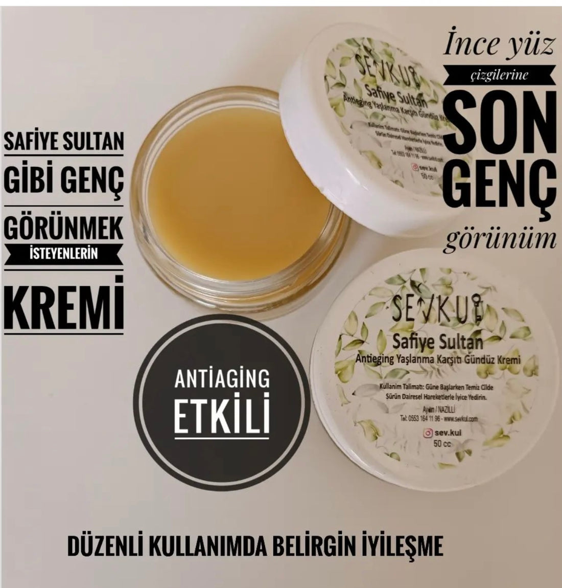 Safiye sultan antiaging bakım kremi