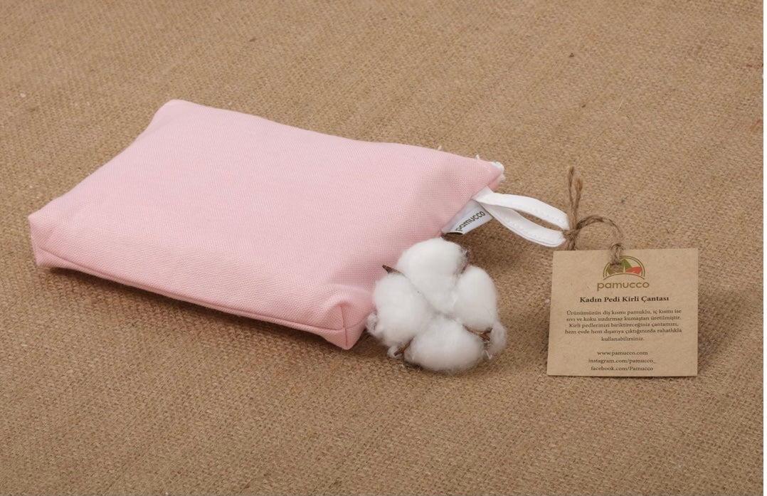 PAMUCCO PEMBE KADIN PEDİ KİRLİ ÇANTASI