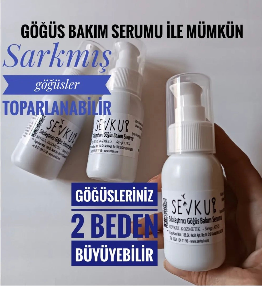 Göğüs büyütücü serum